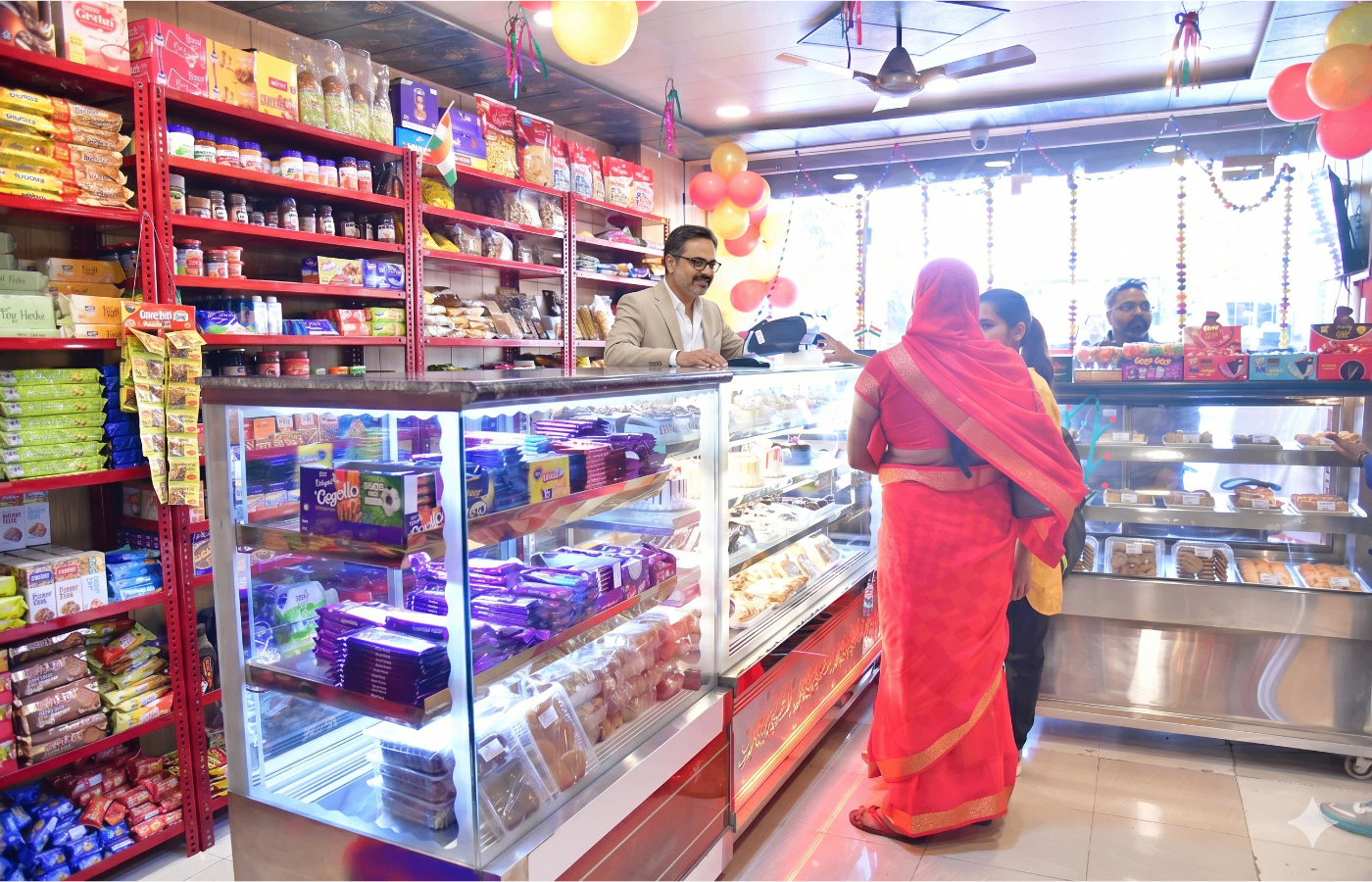 Abhishek Gupta at Hare Krishna Confectioners
